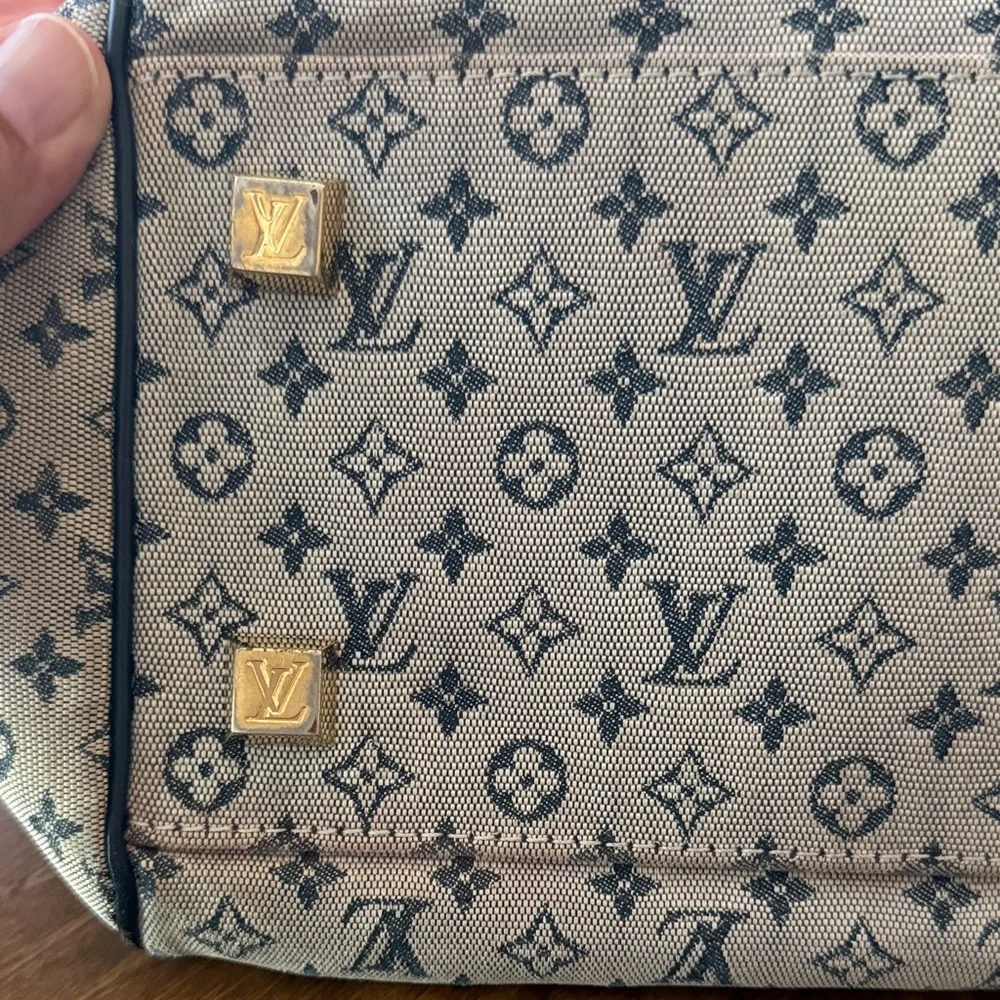 Louis Vuitton Mini Lin Canvas Satchel - Picture 7 of 12